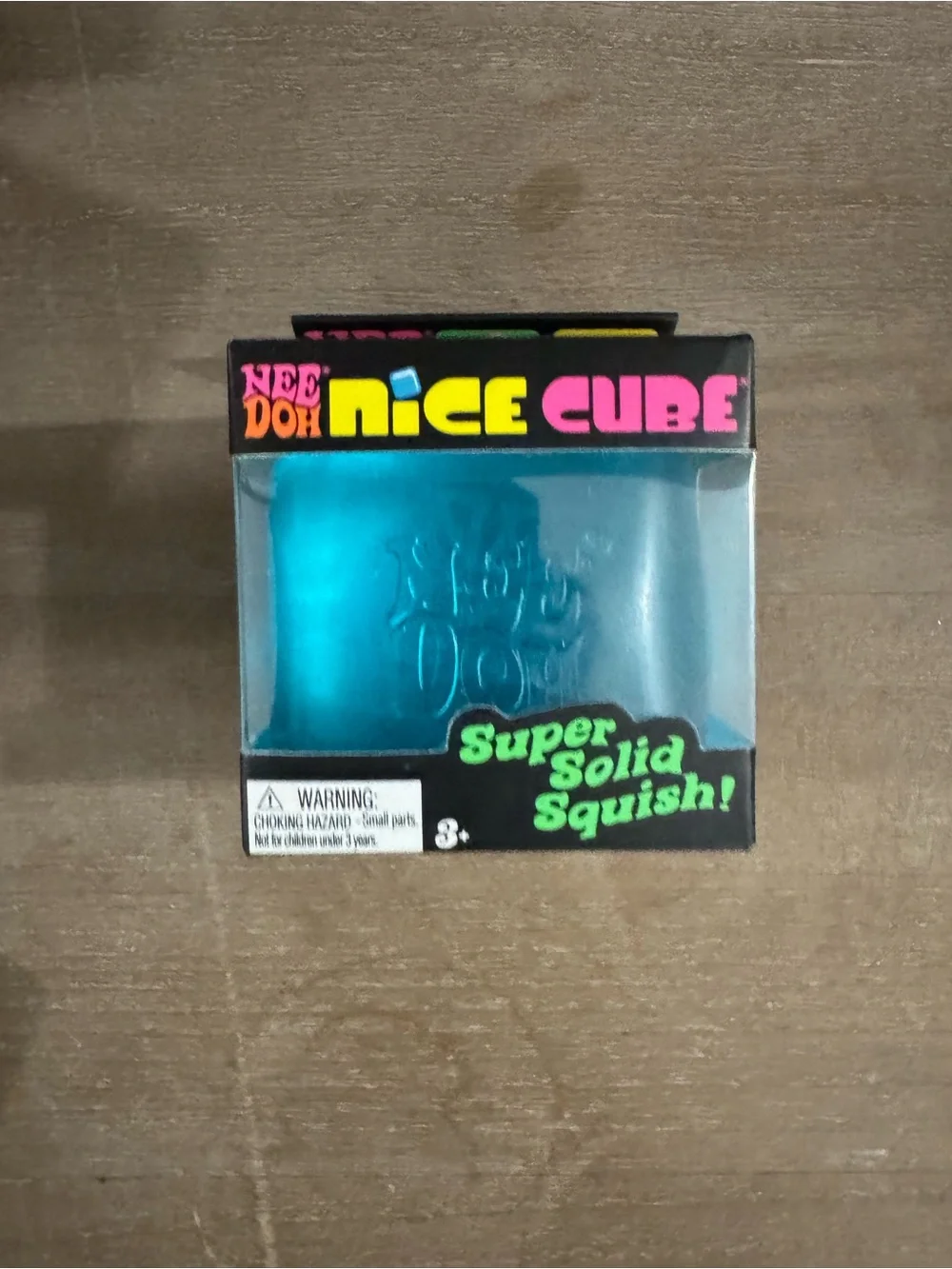 Nice Cube Super Solid Squish! Toy - Blue